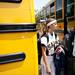 Saline senior Chelsie Leathers gets back on the bus after the game against Mattawan on Tuesday, June 11. Daniel Brenner I AnnArbor.com